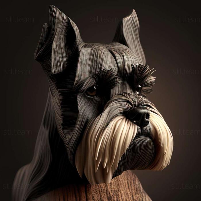 Zwergschnauzer dog